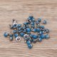 thumbnail image 2 of 50 remaches turquesas de 8 mm, clavos de impacto, tachuelas, hechos a mano, accesorios de decoración para ropa, pulseras, joyas, zapatos y bolsos - N.° 16 (azul), 2 of 6