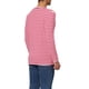 thumbnail image 3 of Camiseta de hombre de rayas Inspire Chic para el Día del Padre, cuello redondo, de manga larga, pulóver, 34 blanco rojo, 3 of 7