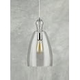 thumbnail image 4 of Forte Lighting 2673-01-55 1 Light 8" Wide Suspension Mini Pendant - Nickel, 4 of 4