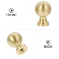 thumbnail image 4 of Miangastore Drawer Single Hole Pull Knob Golden Brass 2Pcs 1.4X1In, 4 of 9