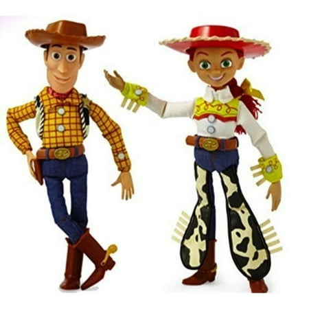 Jessie Disney Toy Story Collection Woody Jessie Talking Action Figure Bundle 16''. Perfect Gift for You Child Xmas ()