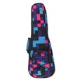 thumbnail image 3 of Portable Colorful Oxford Fabric Tenor Ukulele bag Holder Soft Case Backpack - , as described, 3 of 10