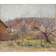 thumbnail image 2 of Edvard Diriks 17x15 Black Ornate Wood Framed Double Matted Museum Art Print Titled - Spring Sun (1888), 2 of 5