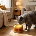 thumbnail image 6 of Water Bowl 1200ML Large Capacity Floating Design Spill Proof Drinking Bowl Easy Clean Durable Pet Feeding Basin Hydration Supply Tool for Cat Dog Indoor Outdoor Daily Use, 6 of 6