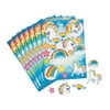 Unicorn Rainbow Sticker Sheets by , 2 Dozen