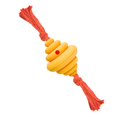 thumbnail image 2 of Juguete Para Perros Salvador Pelota De Entrenamiento Con Fugas De Comida Amarillo, 2 of 10