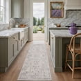 thumbnail image 2 of KUETH 2.5X8 Runner Rug Machine Washable, Kitchen Runner Rug for Floor and Hallway, Non Slip Throw Area Rug with Rubber Backing for Living Room、 Entryway、Bedroom and Dining Room, 2 of 4