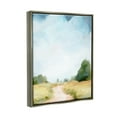 thumbnail image 5 of Stupell Industries Rural Country Path Abstract Trees Puffy Clouds Painting Luster Gray Floating Framed Canvas Print Wall Art, Design by Amy Hall, 5 of 5