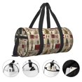 thumbnail image 3 of Easygdp Rustic Plaid Forest Lodge Bolsa de Viaje, Bolsa de Mano, Bolsa de Gimnasio, Bolsa de Equipaje para Viaje, 3 of 6