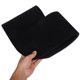 thumbnail image 5 of HOOWIFFY 2Ud Tapete Para U Forma Absorbente Lavable Con Protección Antideslizante Para De Inodoro Negro, 5 of 8