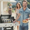 thumbnail image 7 of All-in-One Propane Gas Grill with Grilling & Griddling Functions, 745 Sq.Inch Cooking Space for Patio or Camping, 7 of 7