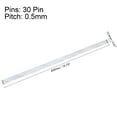 thumbnail image 2 of Unique Bargains FFC Cable 0.5mm Pitch 30 Pin 400mm Flat Ribbon Cable for LCD Screen B Type 2 Pack, 2 of 6