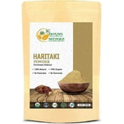 Herbs Botanica Haritaki Powder Organic Harad Terminalia chebula Harataki Pure and Potent Enhance Wellness Naturally For Detoxification Colon Cleanser Healthy Colon Vegan Non GMO 5.3 oz