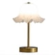 thumbnail image 1 of Lámpara LED Inalámbrica con Forma de Flor, Táctil, Recargable por USB, Decorativa, de Escritorio, Regulable, Luz de Lectura Tricolor C, 1 of 5
