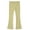 X219 Beige, variant on Bysome Toddler Girls Flared Pants Casual Slim Fit Solid Color Trousers High Waist Stretchy Fall Pants Size 3-4 Years
