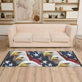 thumbnail image 2 of Yayeee Runner Rug for Bedroom 2'x6' Machine Washable Hallway Non Slip Mat, American Eagle Pattern, 2 of 8