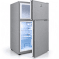 thumbnail image 2 of Frigobar Refrigerador 80 Litros con Congelador, Gris, Mini Bar Compacto, Silencioso y Ahorrador Ideal para Oficina, Recamara y Hotel, 2 of 4