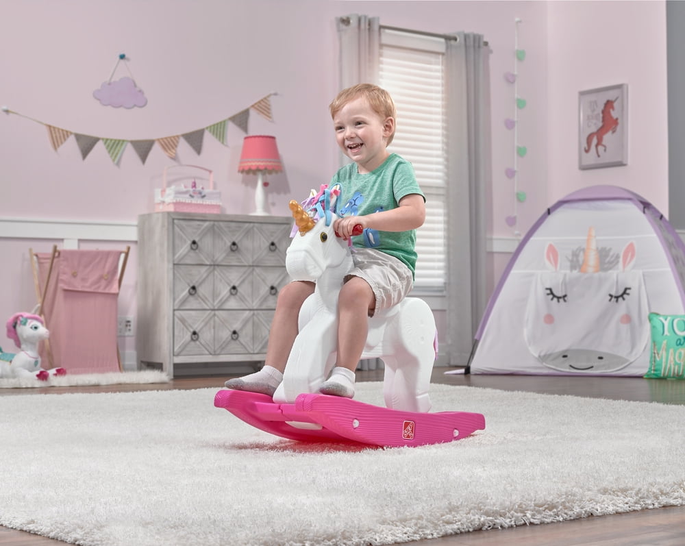 unicorn rocking horse walmart