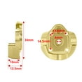 thumbnail image 5 of 2Pcs Brass Outer Portal Covers Counterweight for Axial UTB18 Capra 1/18 RC Buggy Truck Model Upgrade Accessories Parts, 5 of 6