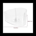 thumbnail image 3 of 30PCS Heart Shaped Tea Light Candle Cups with Wicks Clear Love Heart Candle Wax Tins Jars Cases for DIY Candle Making, 3 of 5