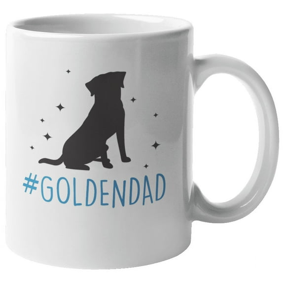 Hashtag Golden Dad Coffee & Tea Mug for Dog Handler & Pet Owners (11oz)