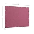 Linon Krall 24 x 36 inch Corkboard, Hot Pink, Bulletin Board, Can Be Handheld