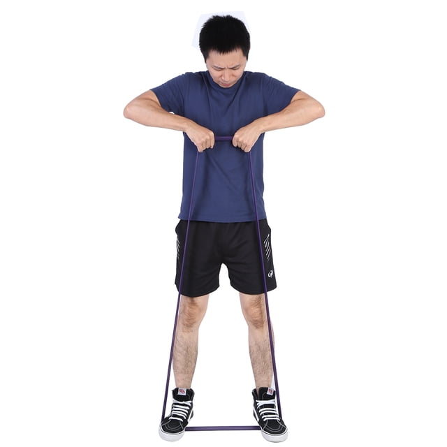 ZJchao Ligas de Resistencia Latex para Fitness Super Elástico Pull Up Stretch Bandas Yoga Ejercicio Loop Correa 2080 * 0.45 * 32mm-Morado) Khall Tendencias