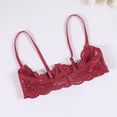 thumbnail image 5 of MEICHEN 1/4 Cup Bras for Women Fashion Sexy Underwire Lace Bra Solid Color Padded Bra Womens Underwear Summer Fall Essentials Fashion Clothes, 5 of 8