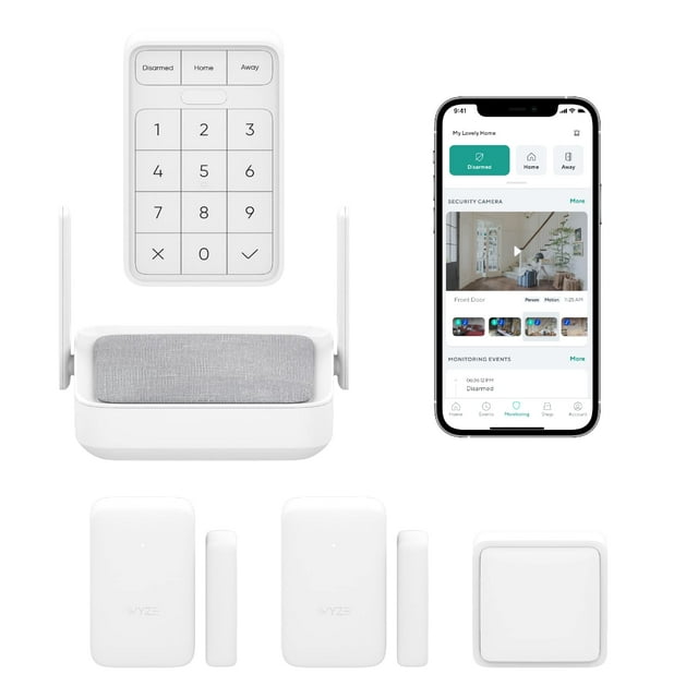 Kit de seguridad para el hogar WYZE Core: hub, teclado, sensores (x2)