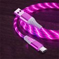 thumbnail image 3 of Cable USB tipo C luminoso de flujo, Cable de datos de carga rápida 5A, Cable LED brillante para Samsung, Xiaomi, IPhone Micro, 3 of 5