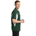 thumbnail image 3 of Sport-Tek Side Blocked Micropique Sport Wick Polo-2XL (Forest Green/White), 3 of 6