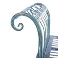 thumbnail image 7 of SAFAVIEH Brielle Outdoor Patio Traditional Garden Bench, Antique Blue, 7 of 7