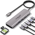 thumbnail image 1 of Adaptador multipuerto USB C Hub Lemorele 7 en 1 tipo C 4K HDMI, 1 of 8