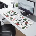 thumbnail image 2 of Long Mouse Pads for Desk,White Cartoon Christmas Dinosaurs Sweaters Desk Mats on Top Of Desks, Desk Mouse Pad Extra Large with 3mm Non-Slip Base and Stitched Edge for Gaming,Work,Home 31.5"x11.8", 2 of 5
