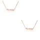 thumbnail image 1 of Sonducket Letra inglesa Doce Signo del zodiaco Constelaciones Tema Amistad Collar Ins Colgante para Amante Amigo Festival Regalos Oro rosa acuario Acuario 2piezas Sonducket CBP215927, 1 of 6