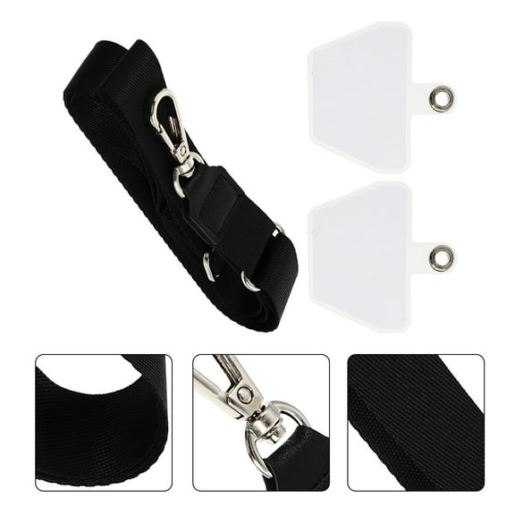 Soimiss Phone Wrist Strap with Durable Patch for Universal Phone Use Black Material