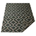 thumbnail image 3 of HAND KNOTTED SUMAK JUTE ECO-FRIENDLY AREA RUGS - 5'x8', Rectangle Shape, Green Beige Color, Geometric Pattern, High Pile, Natural Fiber, Outdoor Indoor Handmade Area Rugs for Living Room (J00018), 3 of 5