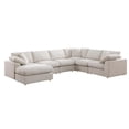 thumbnail image 2 of Luxury L-Shaped Modular Sectional Sofa with Ottoman, 2 of 5