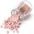 220PCS Heart Wax Seal Beads Kit Pink Sealing Wax Beads Packed in Glass