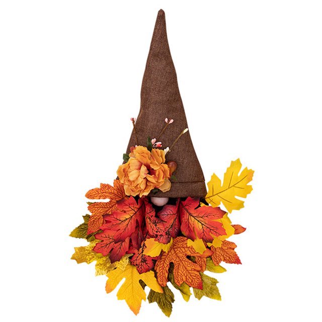 Corona Otoño Sombrero Arce Wdftyju Decoración para Del