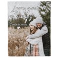 thumbnail image 3 of Personalized Valentines Day Gifts for Boyfriend | Custom Photo Blanket, 3 of 7
