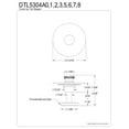 thumbnail image 2 of DTL5304A6 Cover-Up Tub Push-Pull Drain Stopper DTL5304A6, 2 of 2