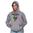 thumbnail image 3 of Alien Sunglasses Cool Funny UFOs Unisex Plus Fleece Graphic Hoodie Brisco Brands 2X, 3 of 5