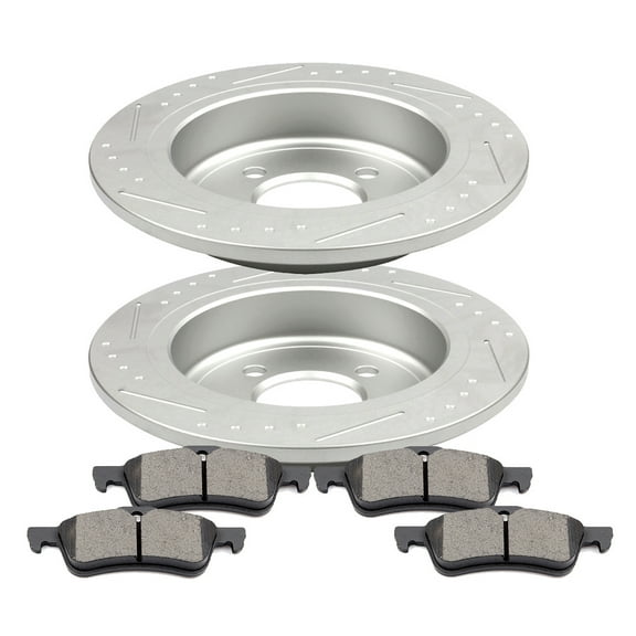 Brake Pads Rotors Kits, ECCPP Rear Brakes and Rotors fit for 2002 2003 2004 2005 2006 for Mini Cooper
