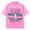 Pink, variant on Keshas Shirt Vintage Washed 2026 Concert Tour Tshirts For Fans