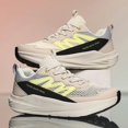 thumbnail image 4 of Men's Lace‑Up Athletic Running Sneakers, Mesh Upper Sports Footwear with Overlay Panels and Thick Contoured Midsole for Daily Workout and Walking, 4 of 7