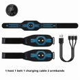 thumbnail image 6 of USB Recharge Abdominal Toning Belt EMS Muscle Stimulator Muscle Toner Body Massager Waist Arm Leg Massage Weight Loss B, 6 of 6