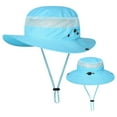 thumbnail image 1 of Chapeau Seau à Grand Bord Unisexe avec Protection Solaire UPF 50+, Chapeau de Pêche Réglable en Nylon à Séchage Rapide pour Randonnée Plage Jardinage Activités Extérieures, 1 of 4