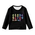 thumbnail image 3 of WOYY Girls Casual Long Sleeve T Shirt Digital Print Loose Fit Crew Neck T Shirt, Sizes 3-14, 3 of 3