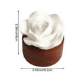 thumbnail image 4 of Jiibva Essential Oil Passive Flower Diffuser -Rose Flower Porcelain Aromatherapy Diffusers for Small Mini Room, Desk Decorative, Bathroom, 4 of 7